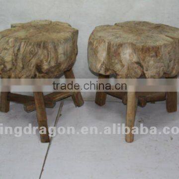 chinese antique furniture shandong elm wood stool