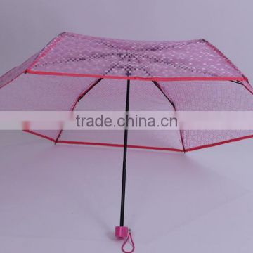 New style crystal POE folding umbrella