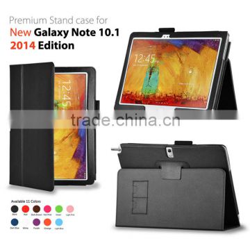 Black PU Leather Stand case for Samsung Galaxy Note 10.1