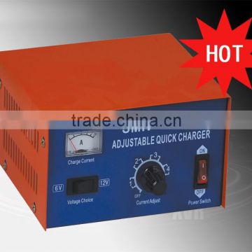 good sale 12v6A fast adjustable lead acid battery charger