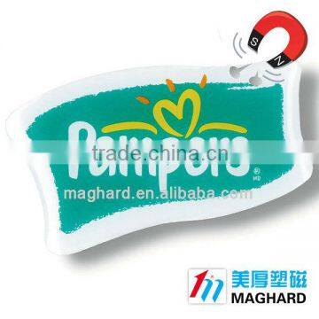 custom rubber magnets - Flat Rubber Magnet with 4C Printing+pp coat- Fridge magnet