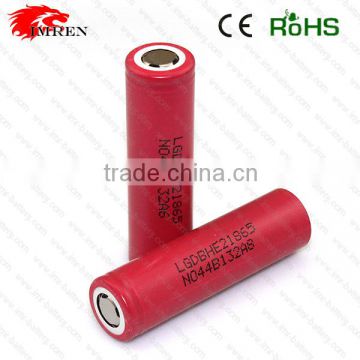 LG He2 18650 Battery/18650 HE4 2500mah LG 35A Discharge rate lg he2 18650 3.7v batteries