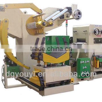 Press peripheral sheet metal feeding uncoiling and straightening machine 3 in 1