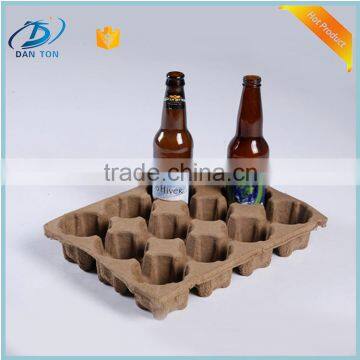 Molded recyclable paper pulp gift boxes for wine glasses wholesale
