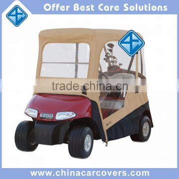 Outdoor weather protection golf cart enclosure covers
