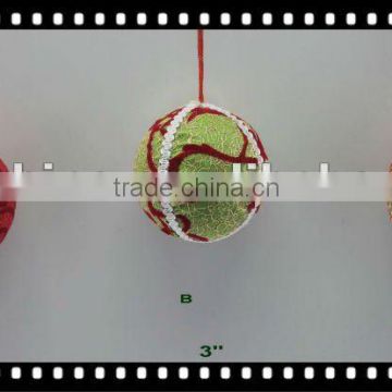 Plastic ball christmas hanging decoration