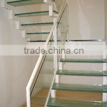 21.52mm EN12150-1 and CCC Accredited Tempered Glass Stairs