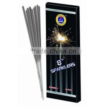 8" Sparkler 1.4G UN0336 toy Chinese Fireworks