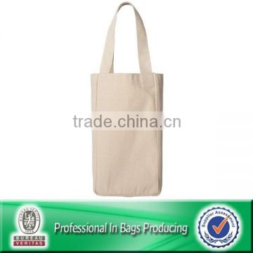 High Quality Custom Cheap Reusable Canvas Wine Bag Bottle Bag