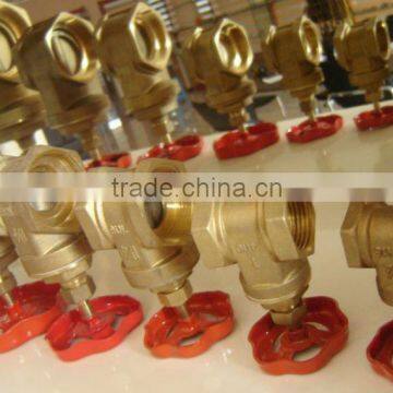 JD-1002 Brass full pore Gate Valve