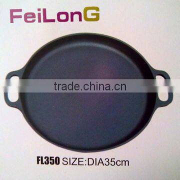 round cast iron griddle pan