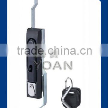 Black paint coated bottom and swing handle with rod control lock