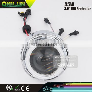 High performance and low defective bi-xenon projective lens hid auto headlight