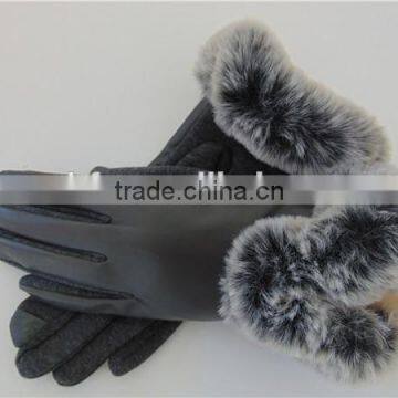 Alibaba Hot Supplier 100% Authentic Leather Men Cycling Gloves