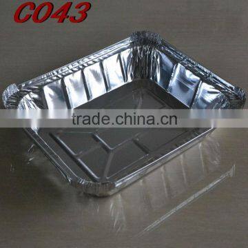 Newest!! Zhongnbo aluminum microwave food container C043