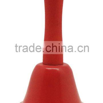Metal hand bell with wooden handle in custom color for celebration
