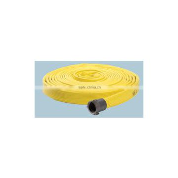yellow corrosion resistance duraline fire hose with coupling