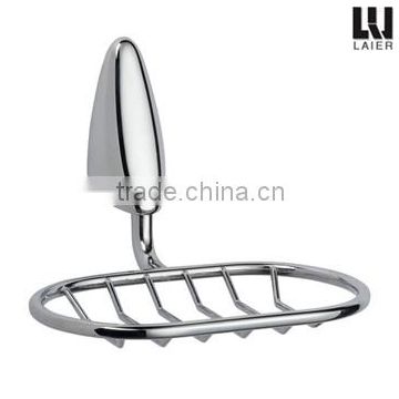 zinc chrome new design bathroom accessories set soap basket 1651
