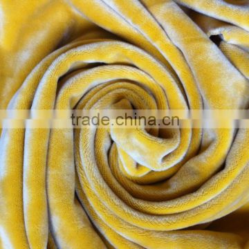 100 polyester micro velour fabric with spandex wholesale