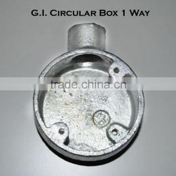 GI Junction Box - One Way