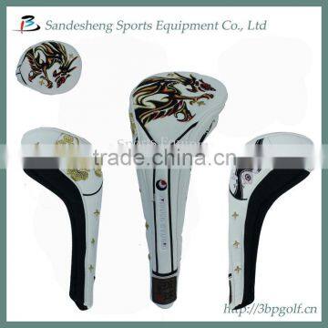 Cheap Leather Golf Driver Headcover With High Quality