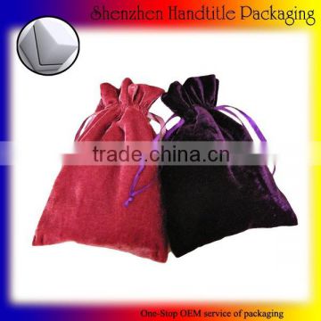 advertisement custom made small velvet pouches for jewelry