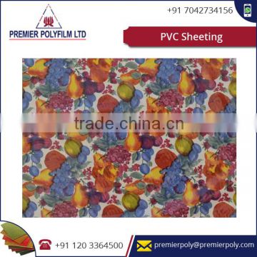 Durable Finish Flawless Quality Decorative PVC Sheet from Well Known Exporter