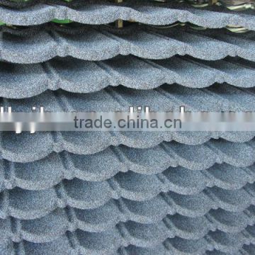 COLORFUL STONE ALUMINUM ROOFING TILE