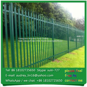 Good reputation steel powder coated palisade fence panel