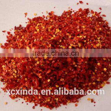 red dried chilli flakes,red hot chilli flakes,chilli flakes with seeds 38%max,chilli flakes 6*6mm
