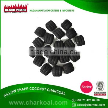 2016 Most Unique Quality Pillow Shape Coconut Charcoal Briquettes
