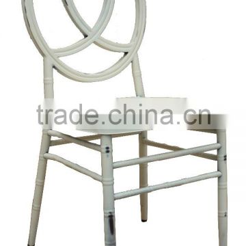 good quality Elegant Strong & Stackable Steel Phoenix chair,color:white limewash,thickness:1.2mm steel