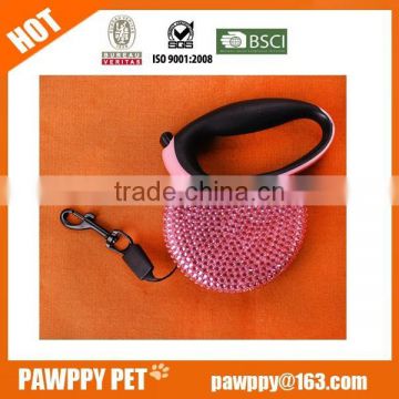 luxury dog collar leash with the stone
