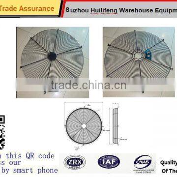 Spiral wire fan guard and Standard FLAT FAN GUARDS and TAPER SIDED FAN GUARDS