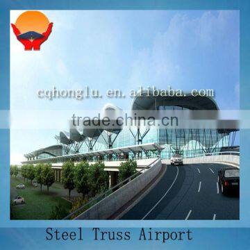 Steel building airport roofing