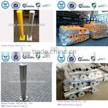 2015 hot selling Stainless Steel Pipe Safety Bollard/Yellow Steel Bollards