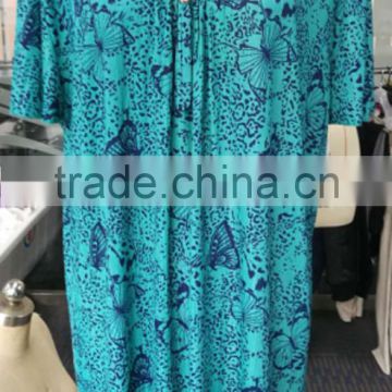 Alibaba China supplier green color plus size long casual blouse for fat woman