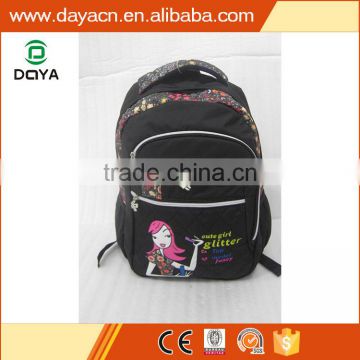 2017 latest new design young girls backpack bag