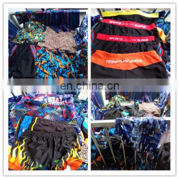 used clothing textile recycling old swimming suit men cotton short pants
