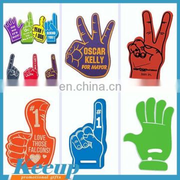 Most Popular Fans Items Giant Wave Foam Finger Cheering Hands foam hand sponge hand foam finger