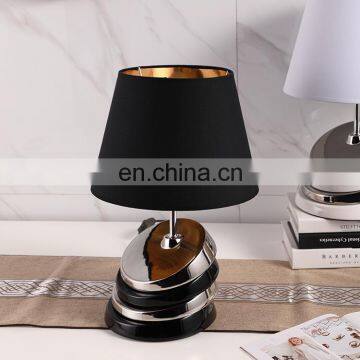 European new design creative geometry shape modern ceramic lamps for hotel home decor