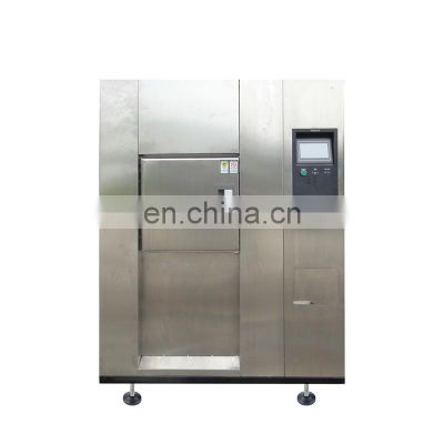 Two zone hot impact testing  chamber alternating high -low temperature testing environment hot cold thermal shock test chamber