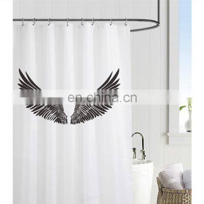Custom shower curtains bathroom waterproof peva printing modern shower curtain
