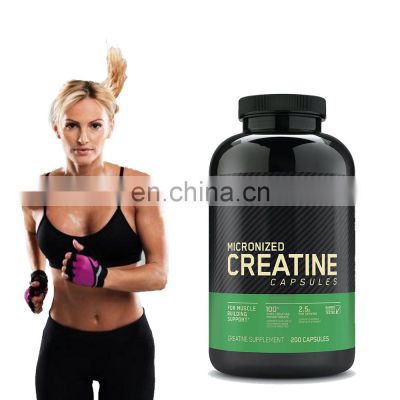 OEM Private Label Muscle Support Micronized Creatine Monohydrate Capsules
