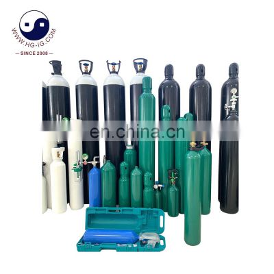 HG-IG Best price on nitrogen/oxygen gas cylinder,different size of medical oxygen cylinders