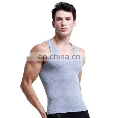 Top Tank Tops Men Sleeveless T-shirt Men Hooded Gym Top Tank OEM Silk Screen Printing Men Sleeve