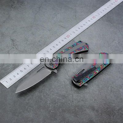Stainless steel folding Hunting Camping Knife