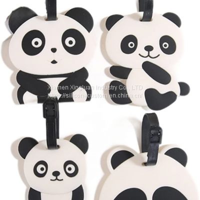 Luggage Tags Silicone Panda Suitcase Tags Suitcase Identifier Travel Tags