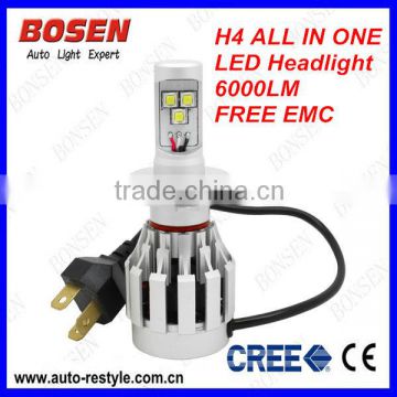 2014 super new cree 6000lm 60w high power led headlight bulb H4 high/low H7 H8 H11 P13 H16 PSX26 9005 9006 9007 HB3 HB4 HB5