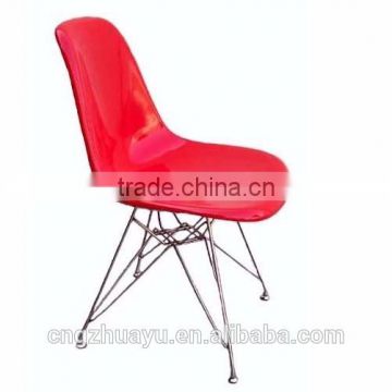 reception chair with stainless steel chair leg